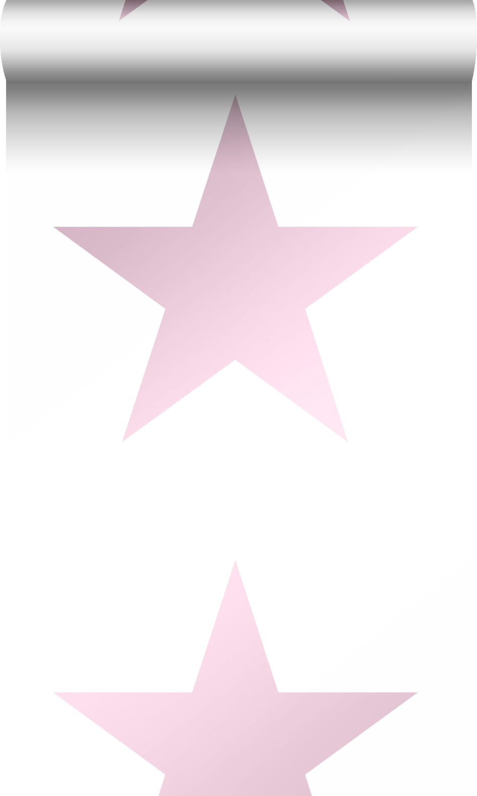 TAPETE großer Stern 53 cm x 10.05 m - Pink, Papier (53/0.1cm) - Origin Wallcoverings