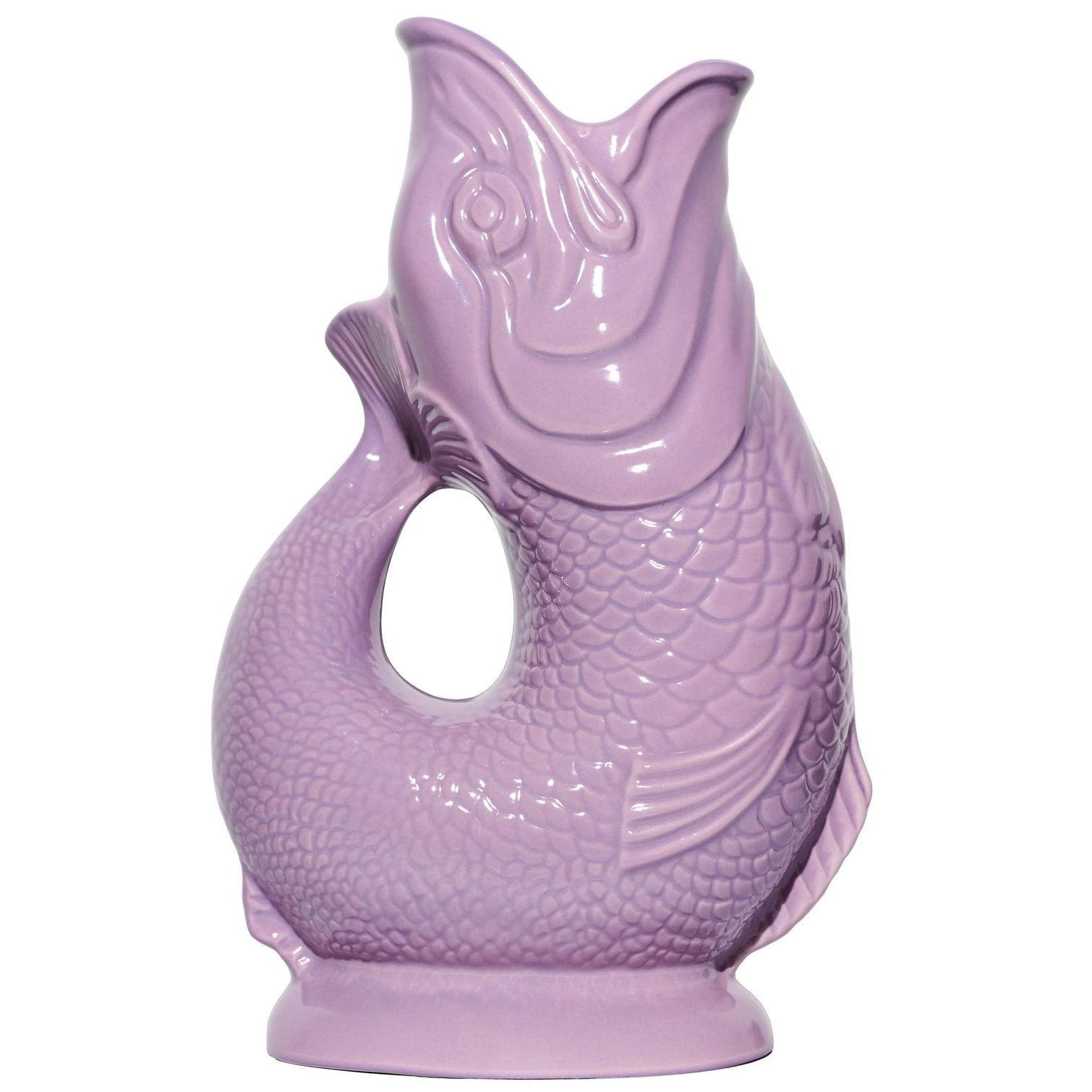 KARAFFE mit „Gluck-Gluck“-Geräusch 27,5/17/9,5 cm - Flieder, Keramik (1.2L) - Gluckigluck