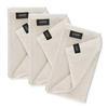 GÄSTEHANDTUCH 3ER SET AUS 100 % BAUMWOLLE SENSE - Creme, Textil (30/50cm) - Schöner Wohnen