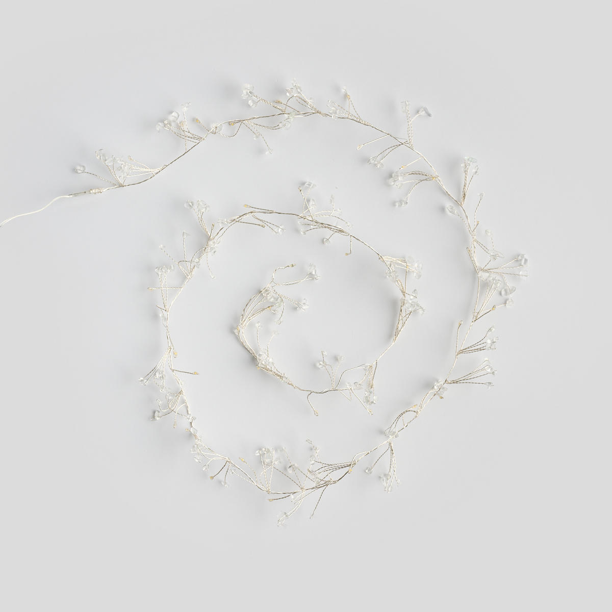 LICHTERKETTE Stainar, Hellgold, 180cm, Dekorative Weihnachtsdeko - Goldfarben, Metall (180cm) - home&you