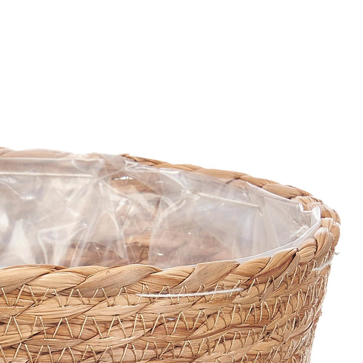 BLUMENTOPF Geflochten Rustic 3er-Set - Braun, Naturmaterialien (18/23cm) - Giftdecor