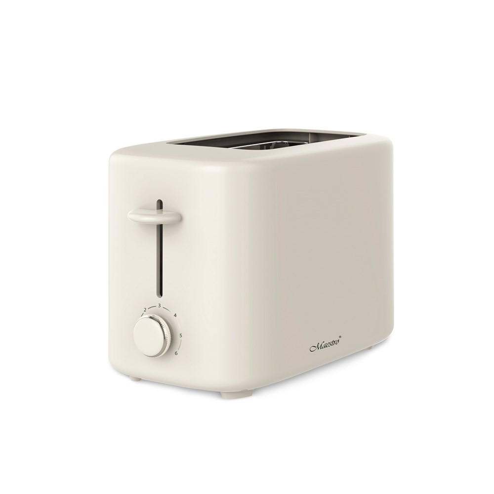 TOASTER Creme 25/13.5/16.5 cm MR700 - Creme, Kunststoff (13.5/16.5/25cm) - Maestro 