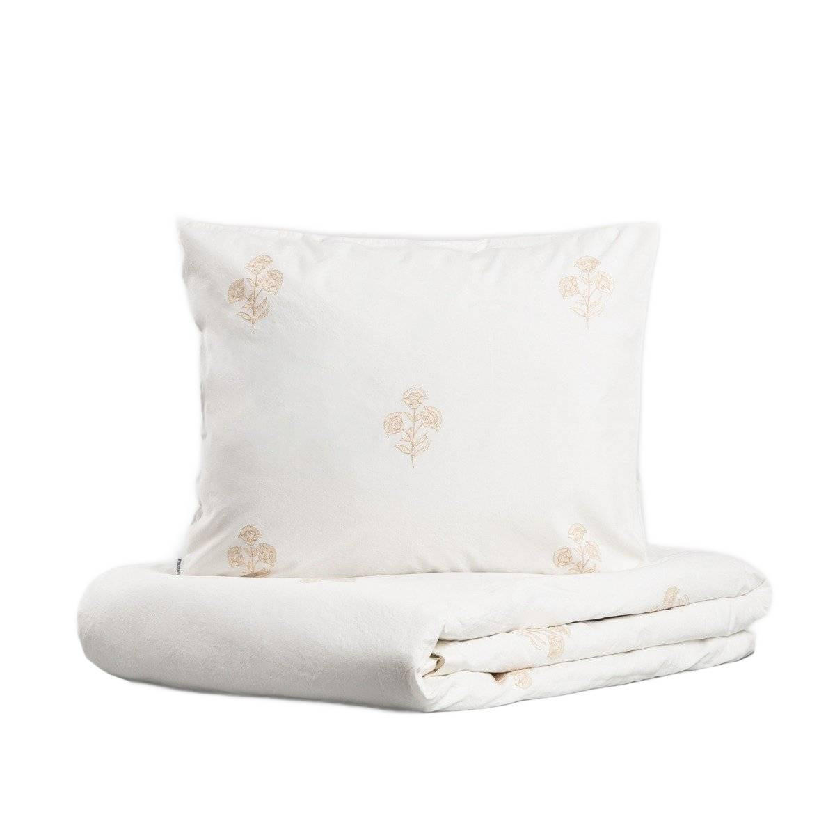 BETTWÄSCHE Imbro 160/200 cm - Beige, Textil (160/200cm) - Homla