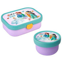 OBST- UND BENTOBOX DISNEY PRINCESS Campus bunt 300 & 750 ml - Multicolor, Kunststoff (1/1/1cm) - Mepal