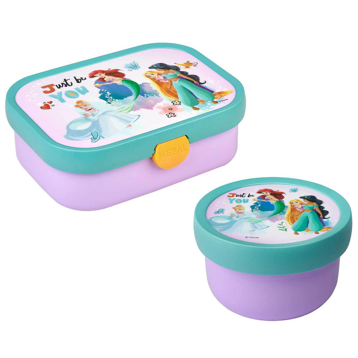 OBST- UND BENTOBOX DISNEY PRINCESS Campus bunt 300 & 750 ml - Multicolor, Kunststoff (1/1/1cm) - Mepal