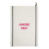 KÜCHENTUCH Amore ekrü 50 x 70 cm - Weiß, Textil (70/50cm)