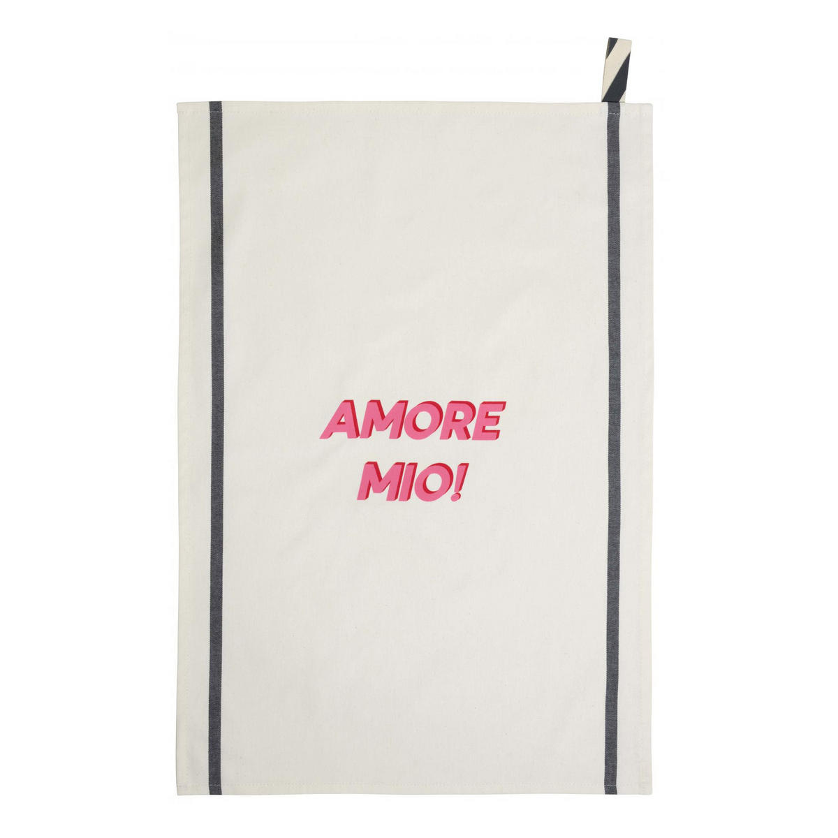 KÜCHENTUCH Amore ekrü 50 x 70 cm - Weiß, Textil (70/50cm)