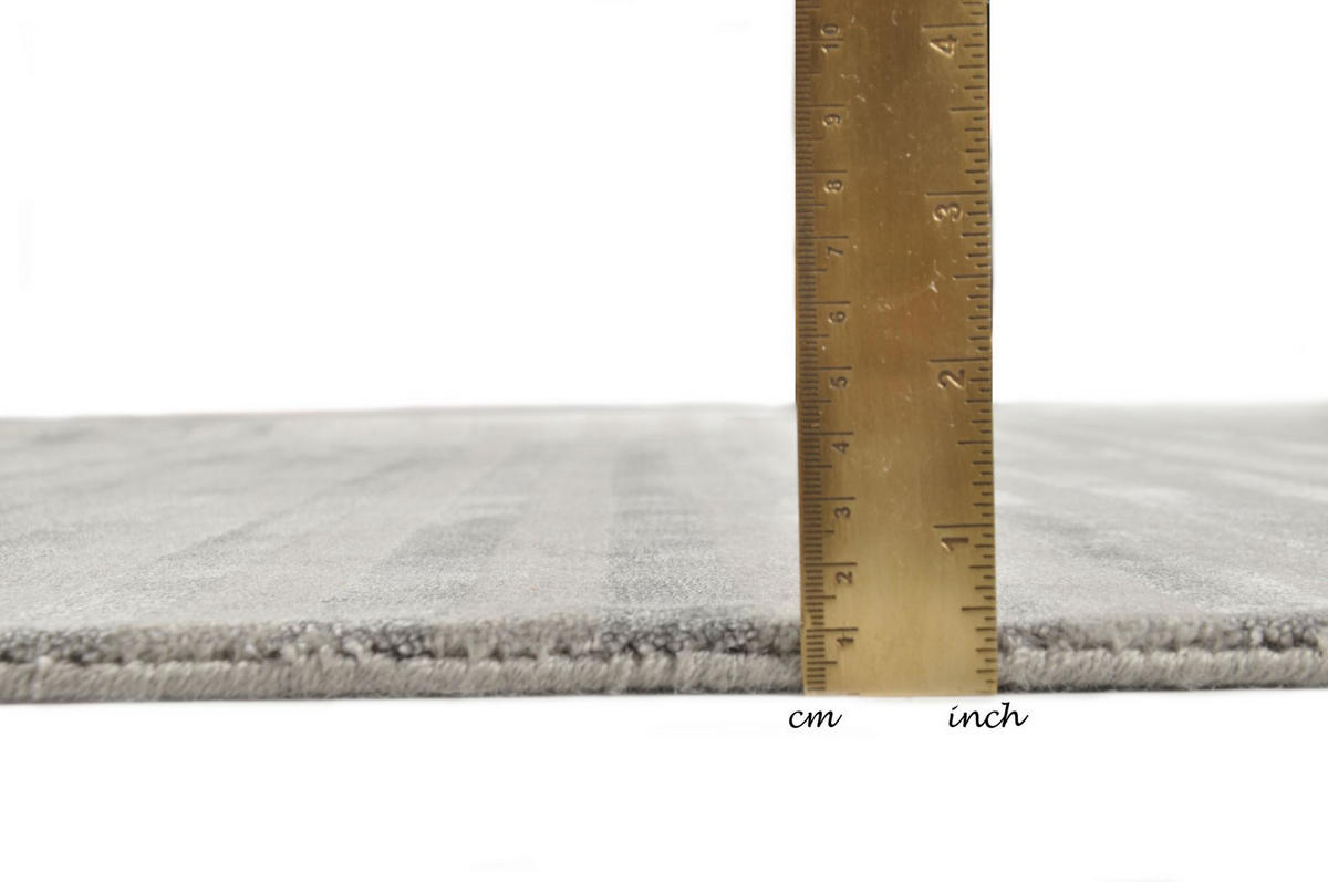 HANDWEBTEPPICH Miami 170x240 cm - Grau, Textil (170/240cm) - THEKO