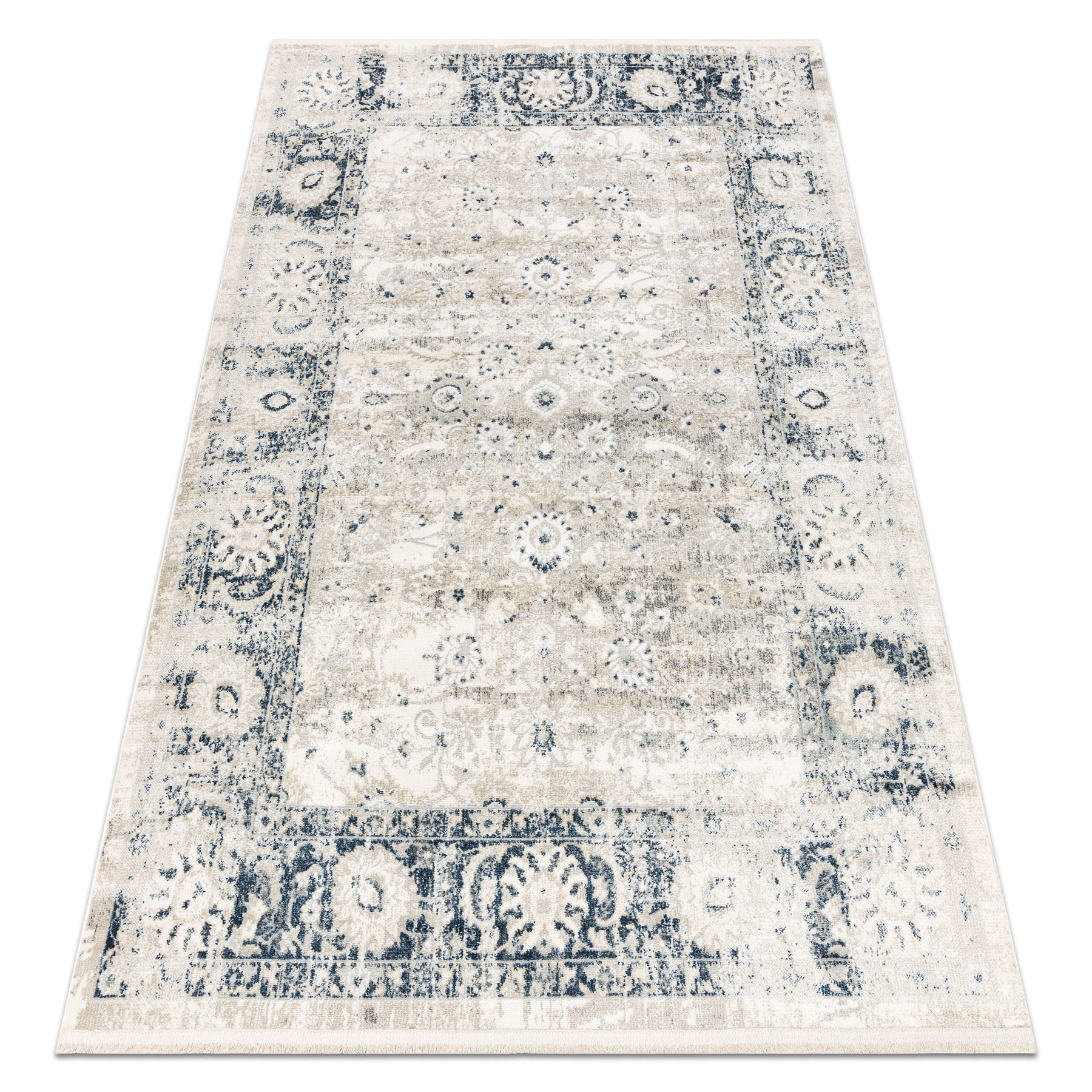 TEPPICH Distin 120/170 cm - Blau, Textil (120/170cm) - rugsX