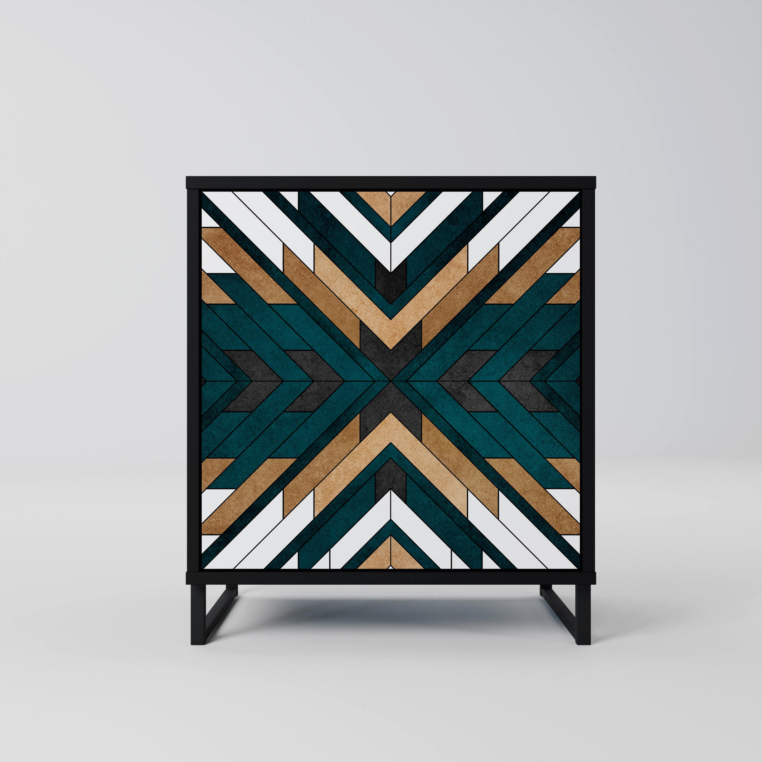 SpaceRebels Sideboard Schwarz 57.5x67.5x42 cm