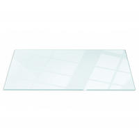 GLASPLATTE für Kamin 125x50 cm - Transparent, Glas (125/50/0.4cm) - ArtPrintCave