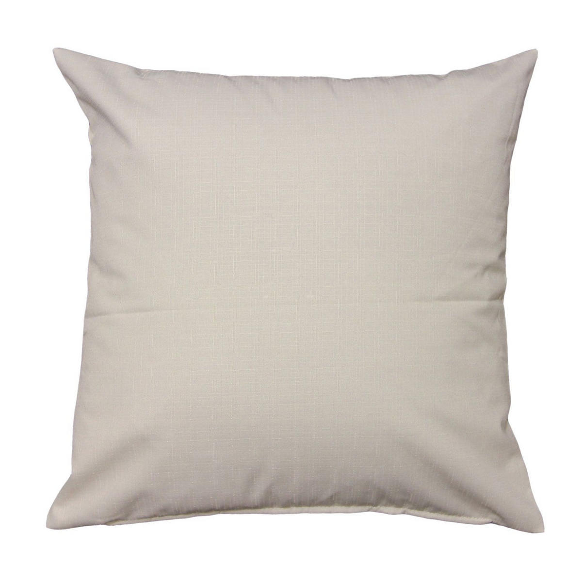 KISSENHÜLLE Leinen-Optik 45/45 cm - Creme, Textil (45/45cm) - Homescapes