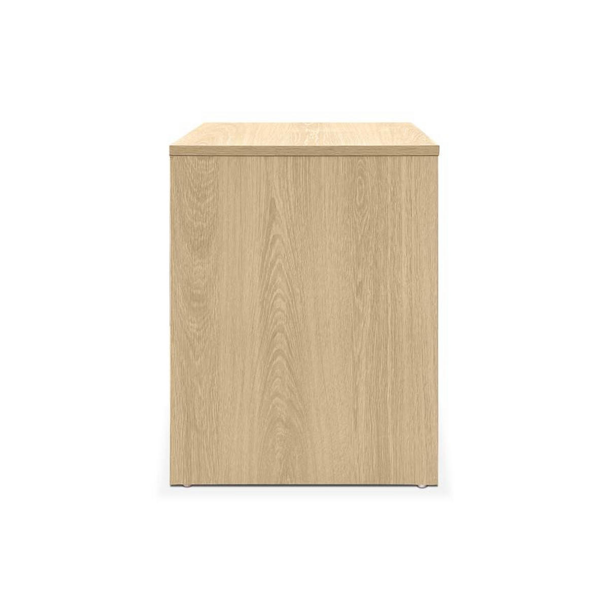 NACHTTISCH 2er-Set Saskia aus Eiche skandinavischen - Eichefarben, Holz (40/49.5/36cm) - Casanoov