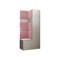 GARDEROBEN-SET Orion XXIV - Kaschmir/Rosa, Holzwerkstoff/Kunststoff (82/186/46cm) - MIRJAN24