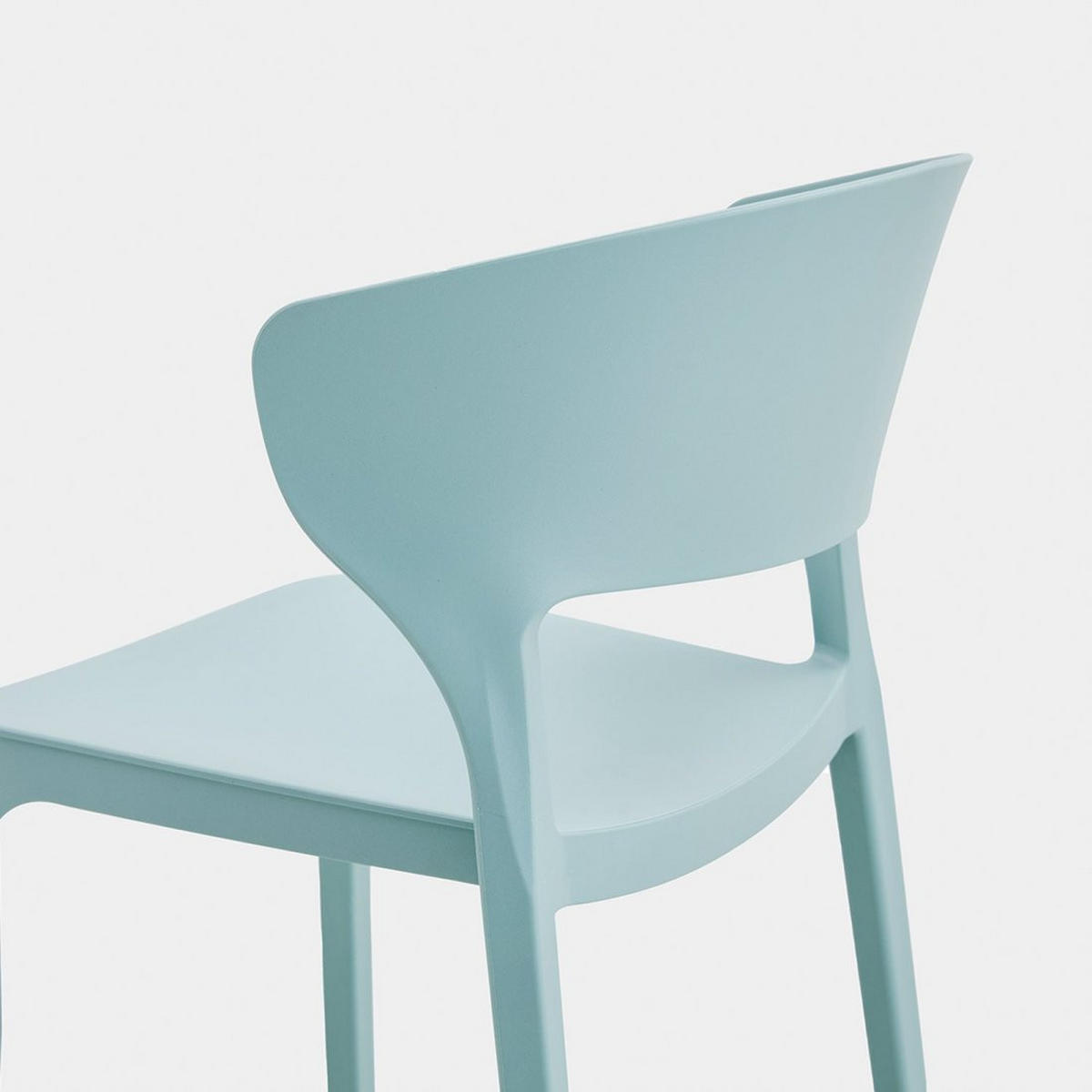 STUHL FÜR DRAUSSEN Serin Grün 48 cm x 76 cm - Grün, Kunststoff (48/76/52cm)