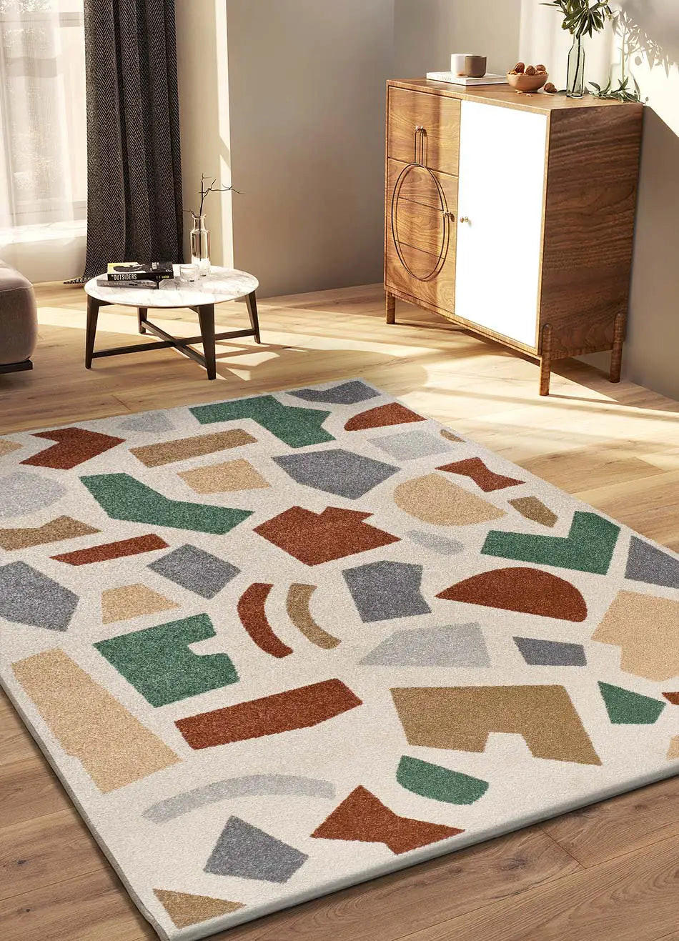 WEBTEPPICH Mehrfarbig Beruti 160/230 cm - Multicolor, Naturmaterialien/Textil (160/230cm) - Atticgo