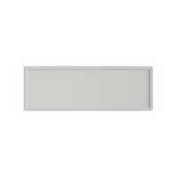 LED stropní světelný panel černý 20/58/3cm - bílá, plast (58/20/3cm) - Nettlife