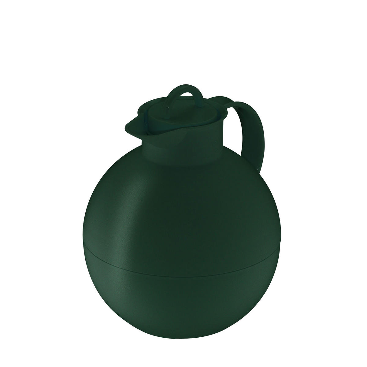 ISOLIERKANNE KUGEL, Kunststoff / Hartglaseinsatz, Smoke Pine Mat, 0.94 L - Grün, Kunststoff (0.94L) - Alfi