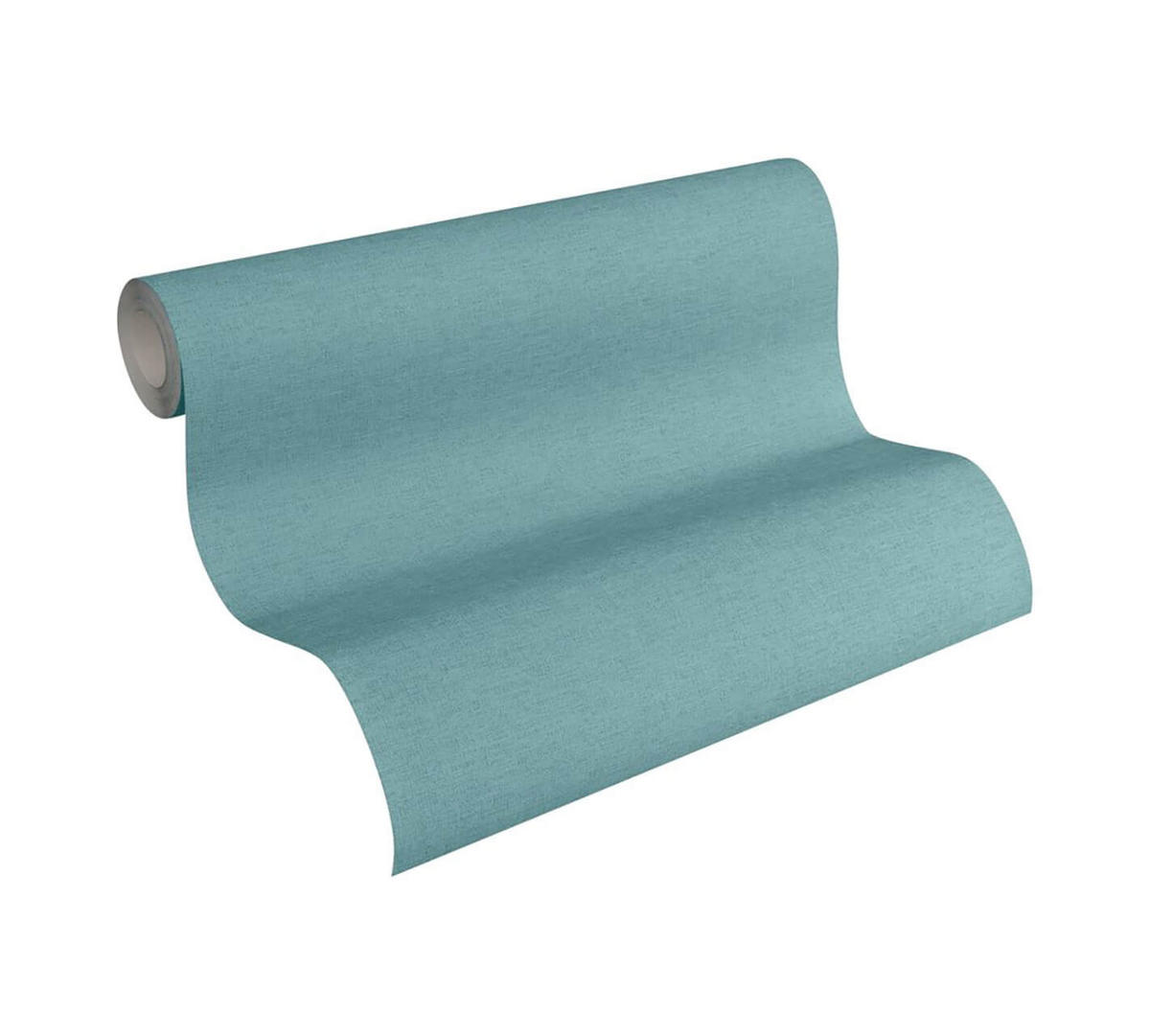 VLIESTAPETE Blau 53/1005 cm - Türkis, Textil (53/1000cm) - KUNSTLOFT