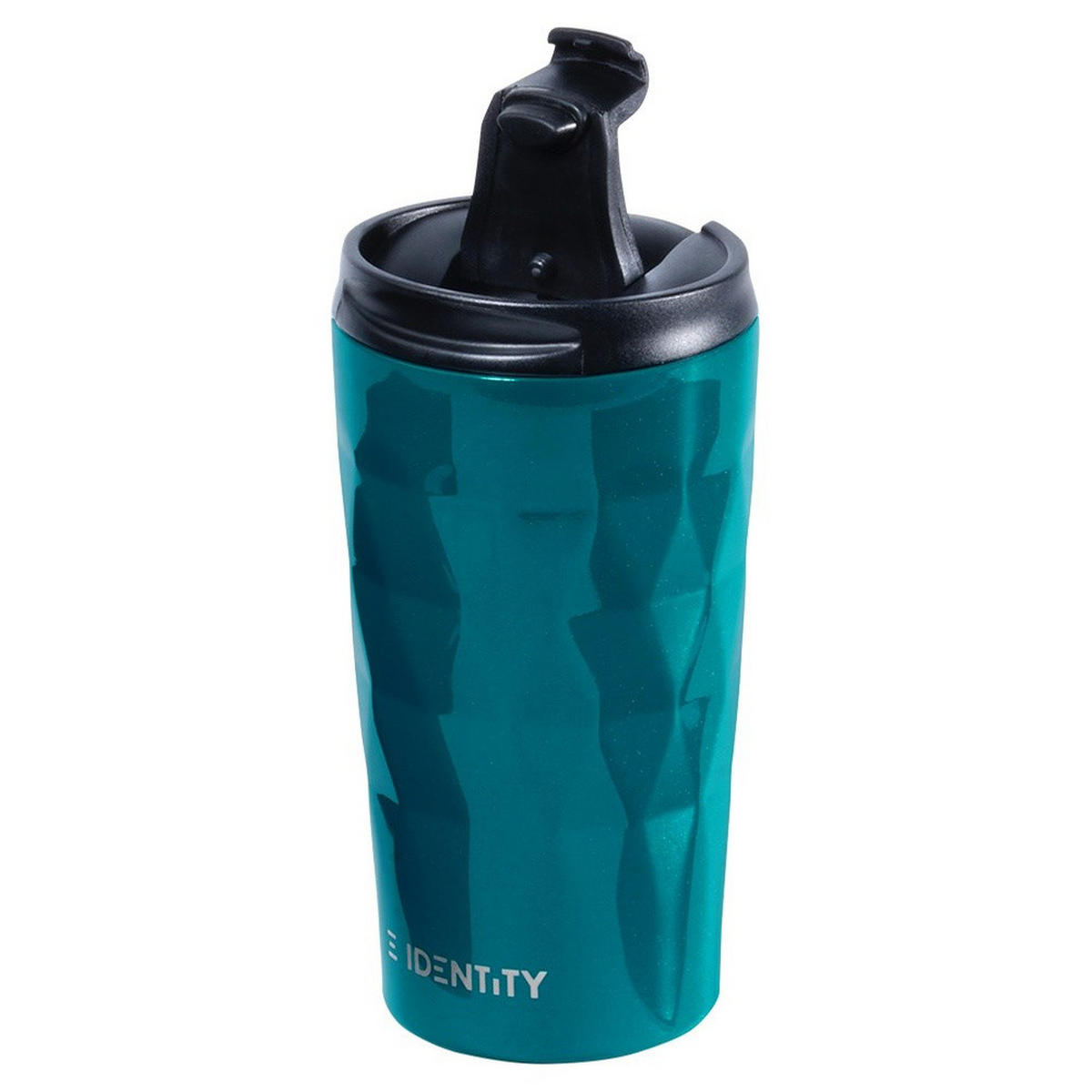 THERMOBECHER Edelstahl Soft-System 430 ml Blau - Blau, Metall (0.43L) - Orion 