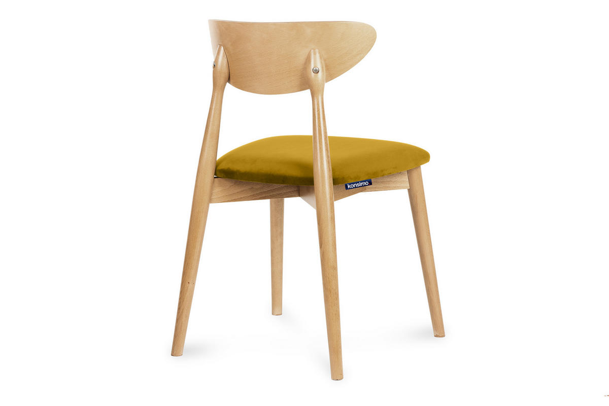 ESSZIMMERSTÜHLE RABI (2er-Set), Honig / Eiche hell - Eichefarben/Honig, Holz/Buchenholz (47/79/45cm) - KONSIMO®