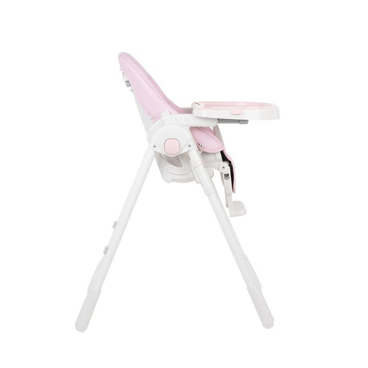HOCHSTUHL Pastello rosa klappbar verstellbar Becherfassung Tisch abnehmbar - Rosa, Metall (53/66/70cm) - Kikka boo
