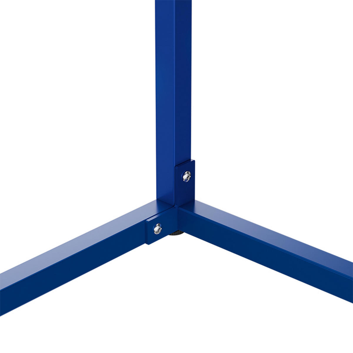 COUCHTISCH 120 cm, Dunkelblau - Blau, Metall (90/90/35cm) - Oviala
