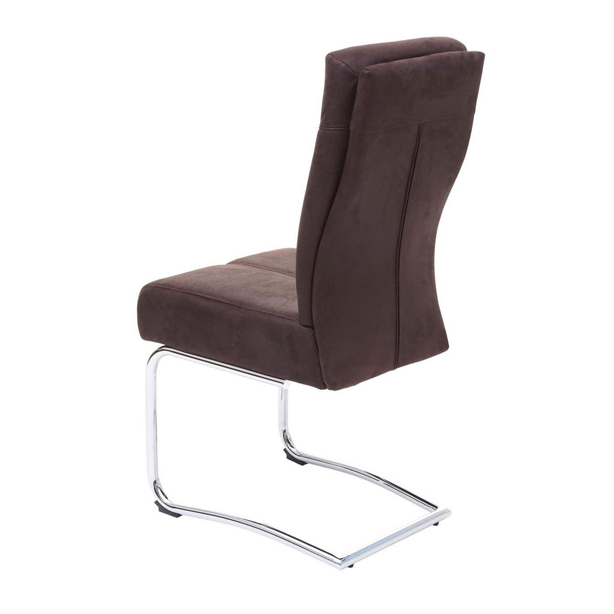 ESSZIMMERSTUHL Braun 6er-Set - Braun, Textil (46/105/60cm) - MCW