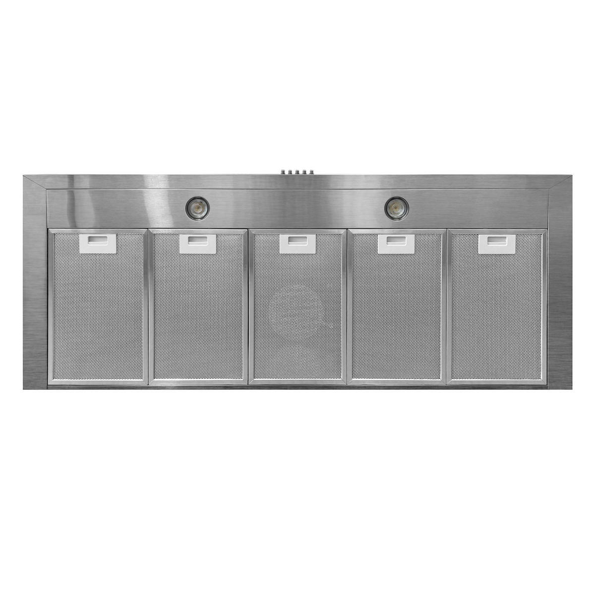 DUNSTABZUGSHAUBE GCH C 147 IS 120 N 120 cm Edelstahl - Silberfarben, Metall (120/87/47cm) - Gurari