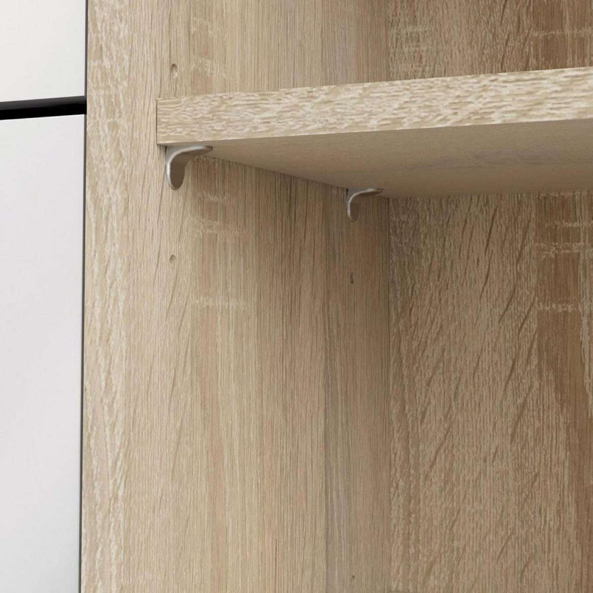 SCHUHKIPPER Eiche Dekor - Eiche Wotan, Holzwerkstoff (99/124/24cm) - ebuy24