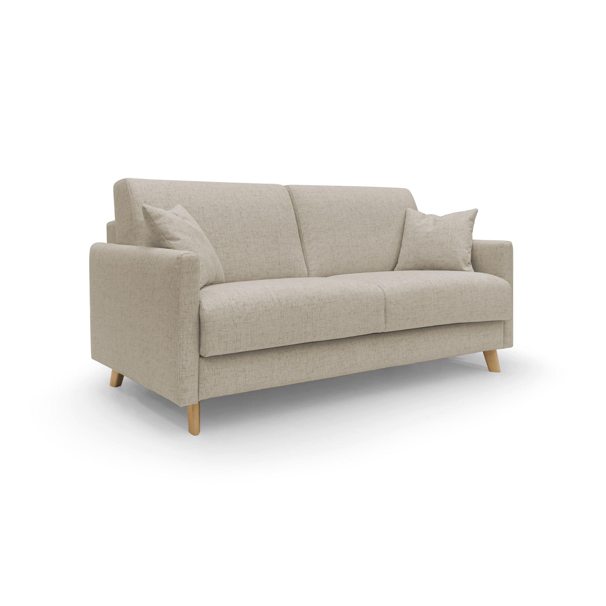 SCHLAFSOFA Edgar - Beige, Textil (180/94/97cm) - Divani.store