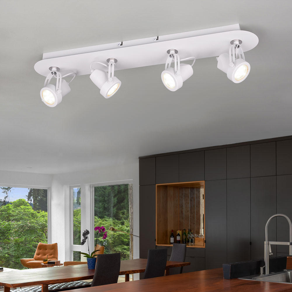 DECKENLEUCHTE GOA Weiß matt - Weiß, Metall (11/62/14cm)