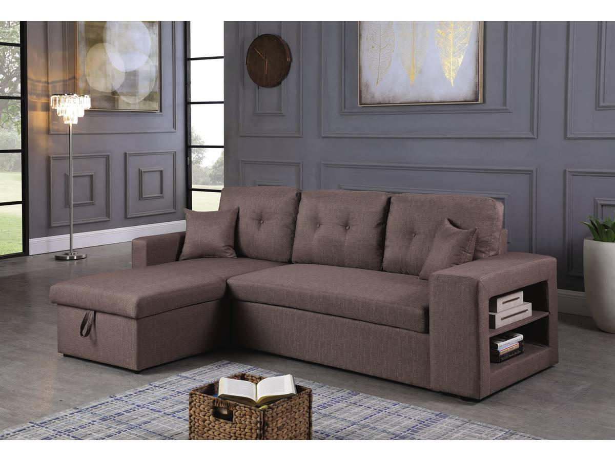 ECKSOFA axel Taupe - Taupe, Textil (146/233cm) - Habitat Garten
