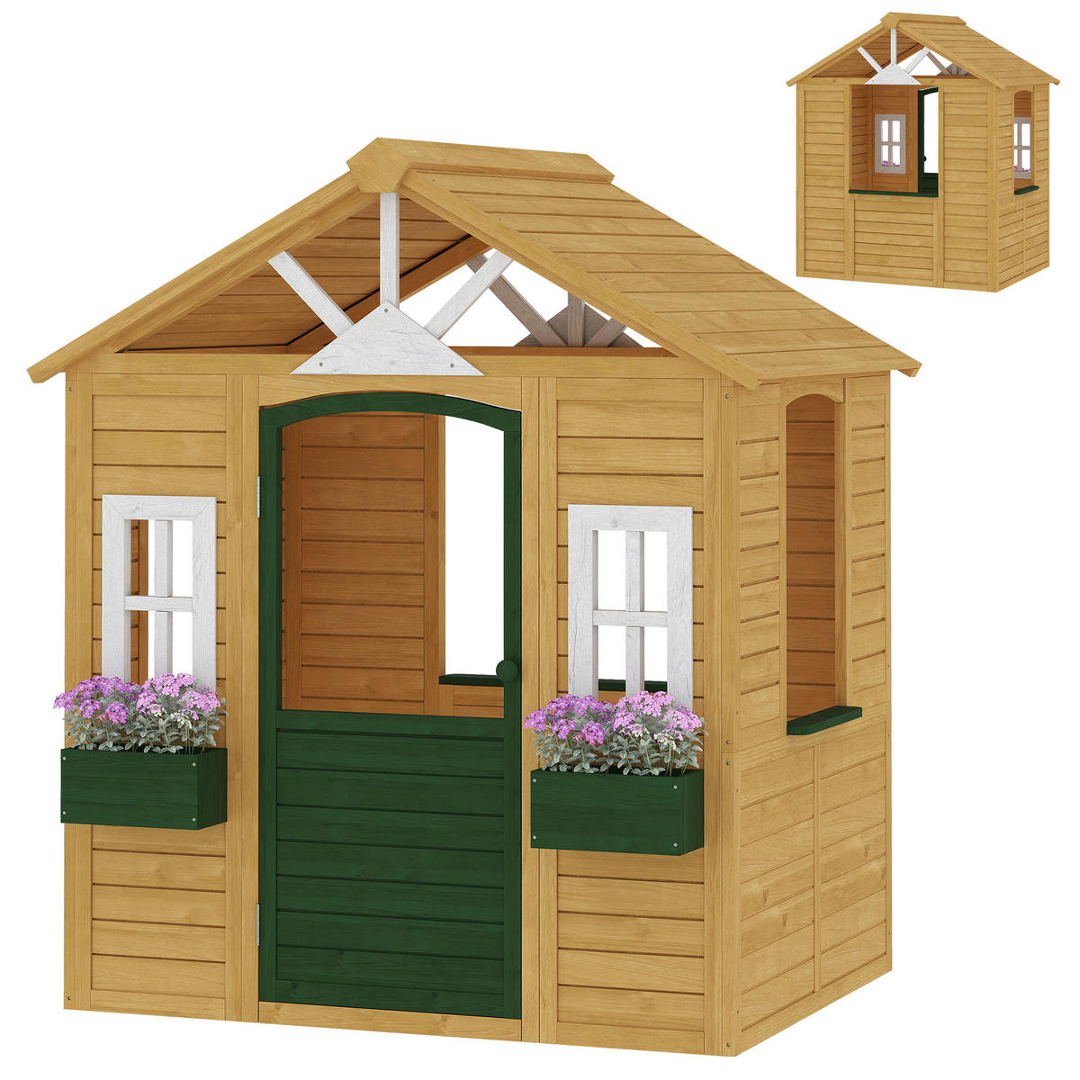 SPIELHAUS DE-10912 Braun - Braun, Holzwerkstoff (97/150/134.5cm) - ComfortXL