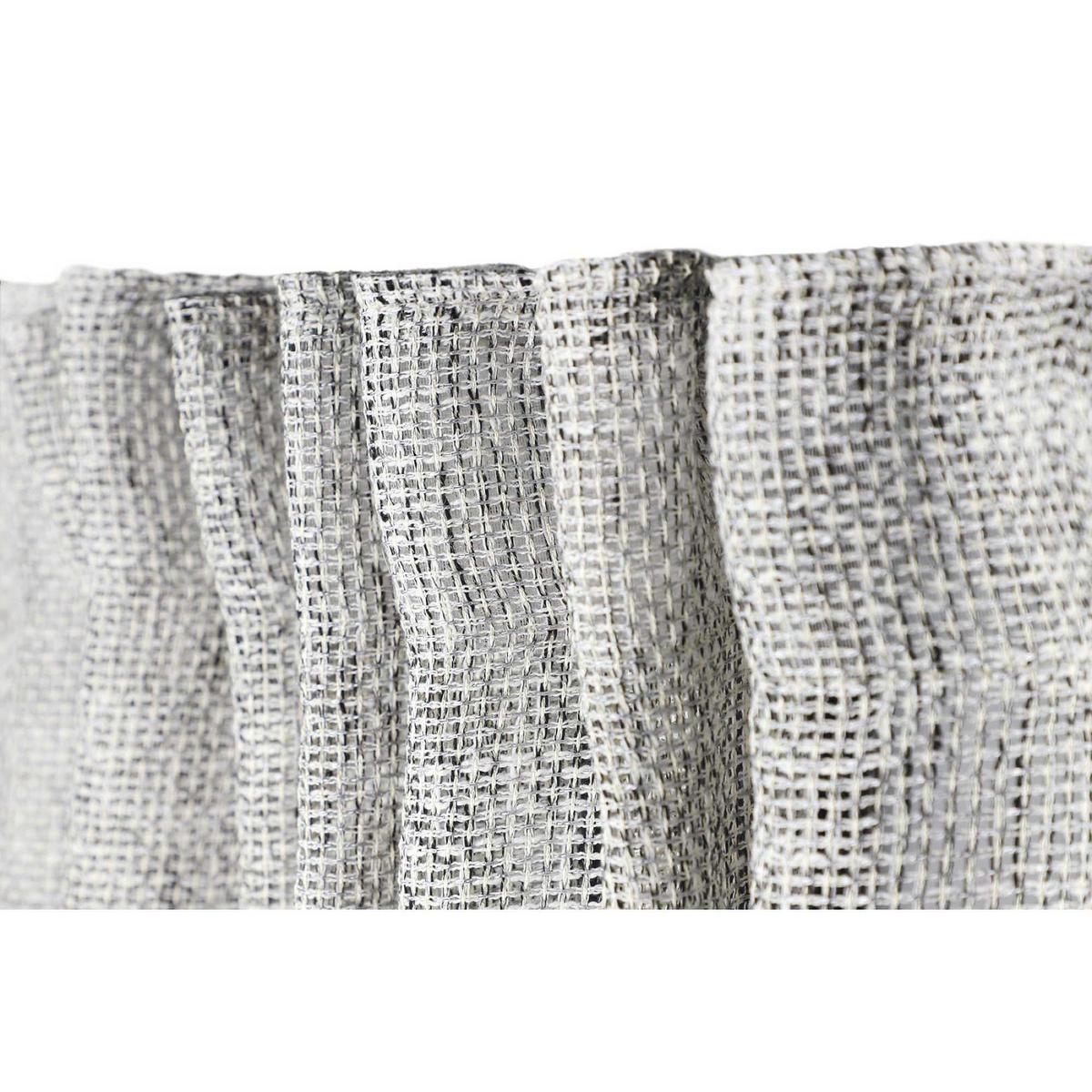 TRANSPARENTER SCHLAUFENVORHANG BRIGHT - Grau, Textil (130/1/250cm) - Schöner Wohnen