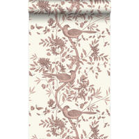 TAPETE Vogelgravur 53 cm x 10.05 m - Rot, Papier (53/1000cm) - Origin Wallcoverings