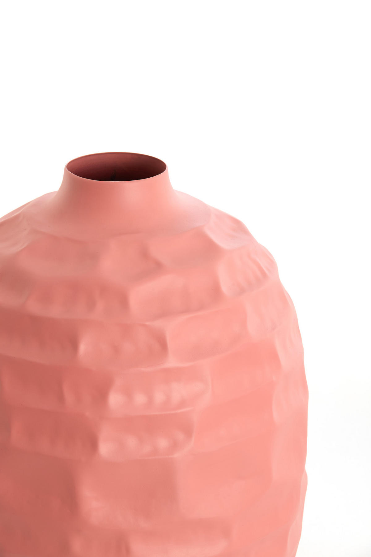 VASE Tariva Rosa Ø25/35 cm - Pink, Metall (35cm) - Light & Living
