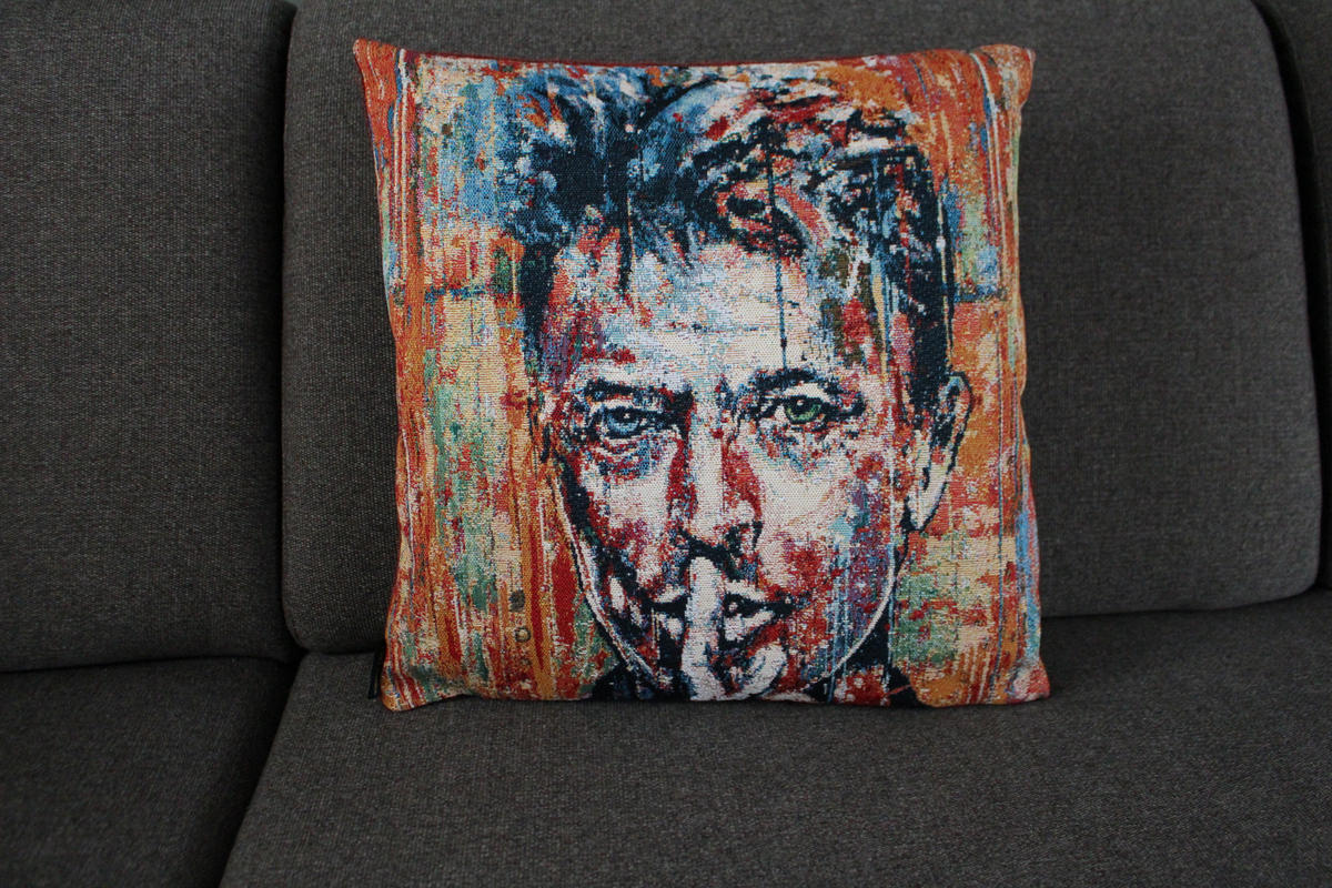 KISSENHÜLLE STARS - Dunkelorange/Multicolor, Textil (45/45cm) - Yve! decoration