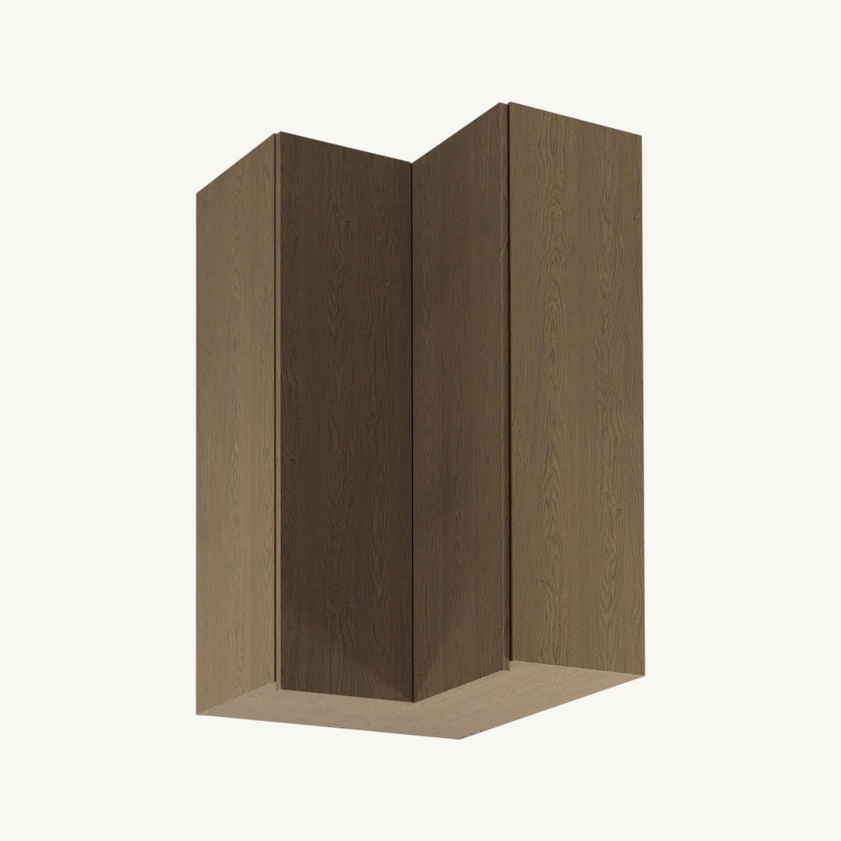 WINKELKÜCHE - 310 x 290 cm Livaro – KU-S36 – Dunkle Eiche - Dunkelbraun/Schwarz, Holzwerkstoff/Metall (310/247/290cm) - hi-markt