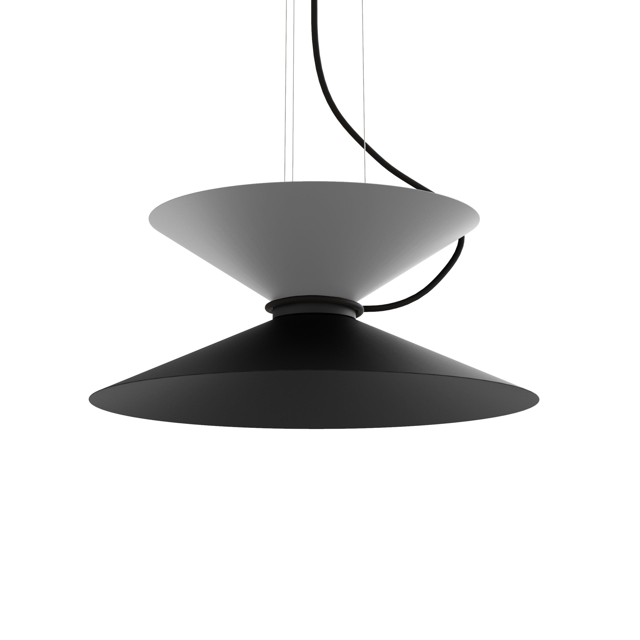 Lumicom Hängeleuchte Schwarz 40x20x40 cm