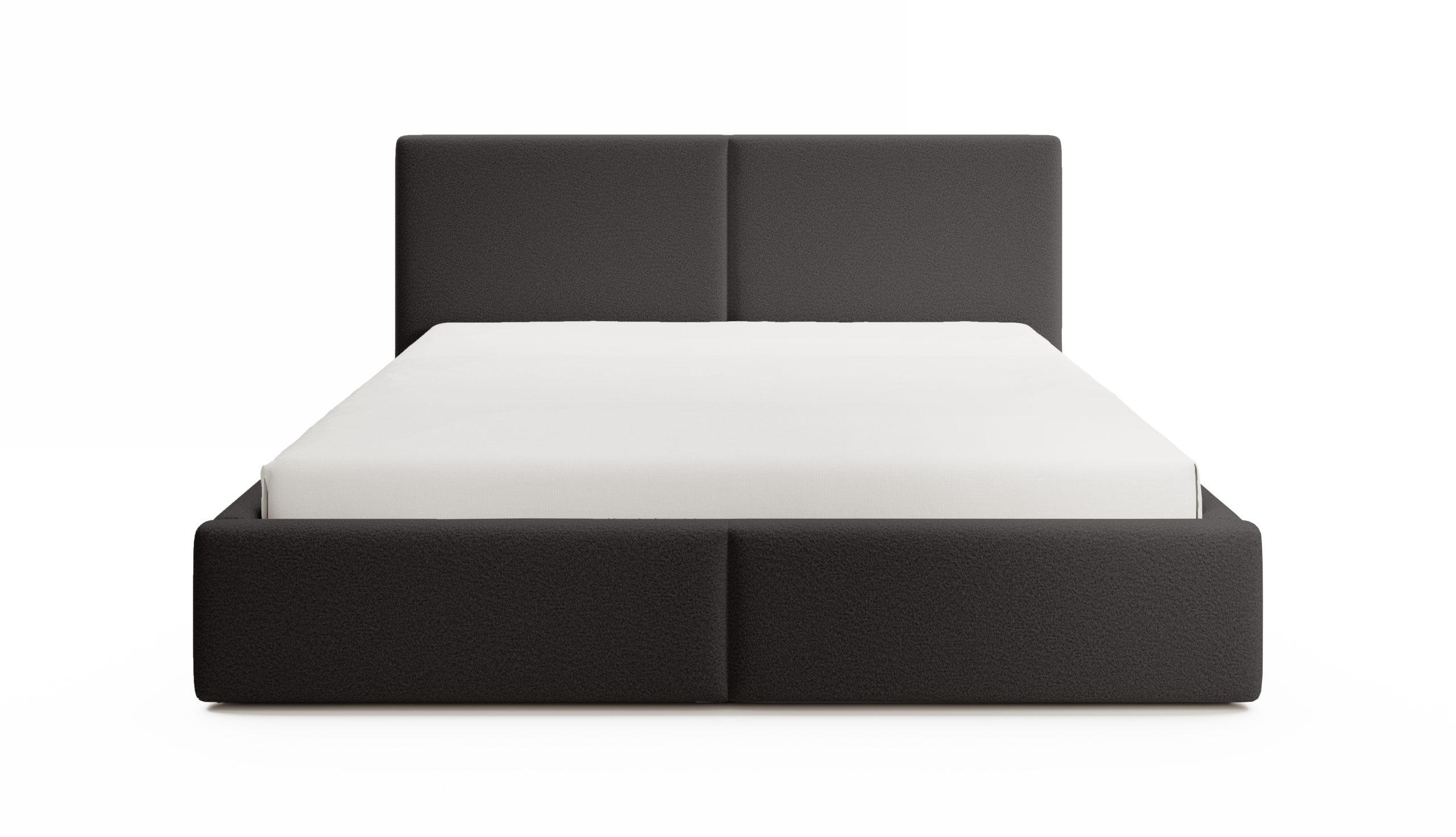 POLSTERBETT Toreira Slim 140x200 cm Grau - Grau, Holz/Textil (140/200cm) - Fedve