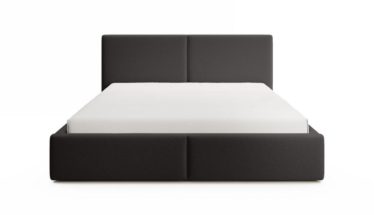POLSTERBETT Toreira Slim 140x200 cm Grau - Grau, Holz/Textil (140/200cm) - Fedve