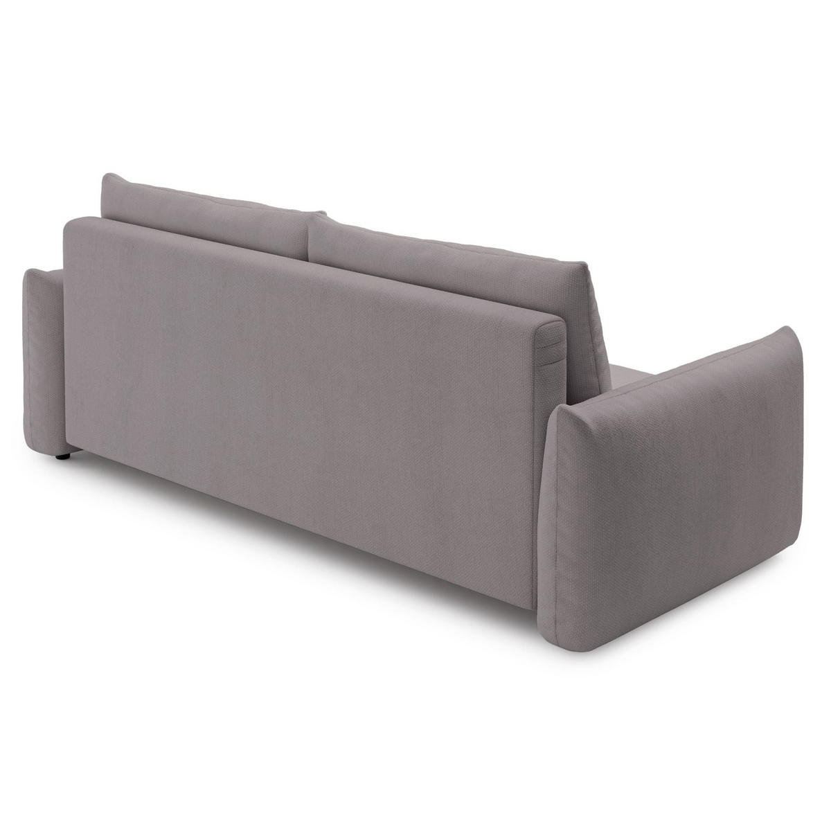 SCHLAFSOFA Theolla Greige - Taupe/Schwarz, Textil/Metall (248/97/111cm) - Selsey