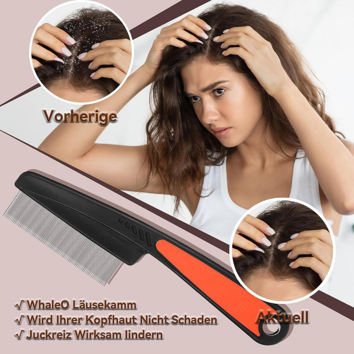 KÄMME 3-teiliges Set Edelstahl mit Silikongriff - Multicolor, Metall (12.6/1.5/21cm)