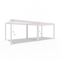 PERGOLA Classic Aluminium freistehend 3 x 7,2 M weiß - Weiß, Metall (300/255/720cm) - WEIDE