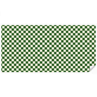 KINDERTAPETE - Schachbrett - Muster - Grün - 450x220 cm - Grün, Papier (450/220cm) - OnlyWow