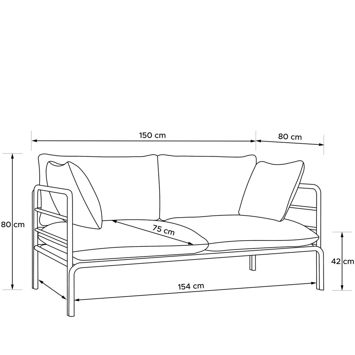 GARTENMÖBELSET RAMBE 4-tlg. 1x Tisch 2x Sessel 1x Sofa 2-Sitzer, mit Kissen, LOFT-STIL, Weiß - Weiß/Hellgrün, Glas/Textil - KONSIMO®