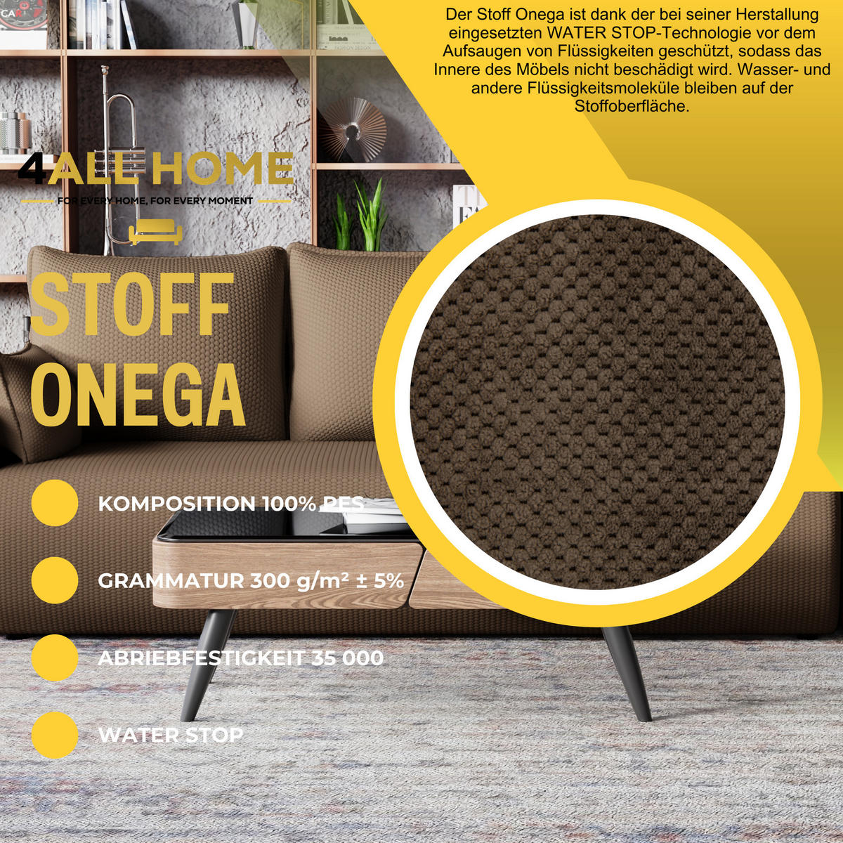 SOFA Bubi mit Bettkasten und Schlaffunktion, Cordstoff - Braun, Holzwerkstoff (242/85/95cm)