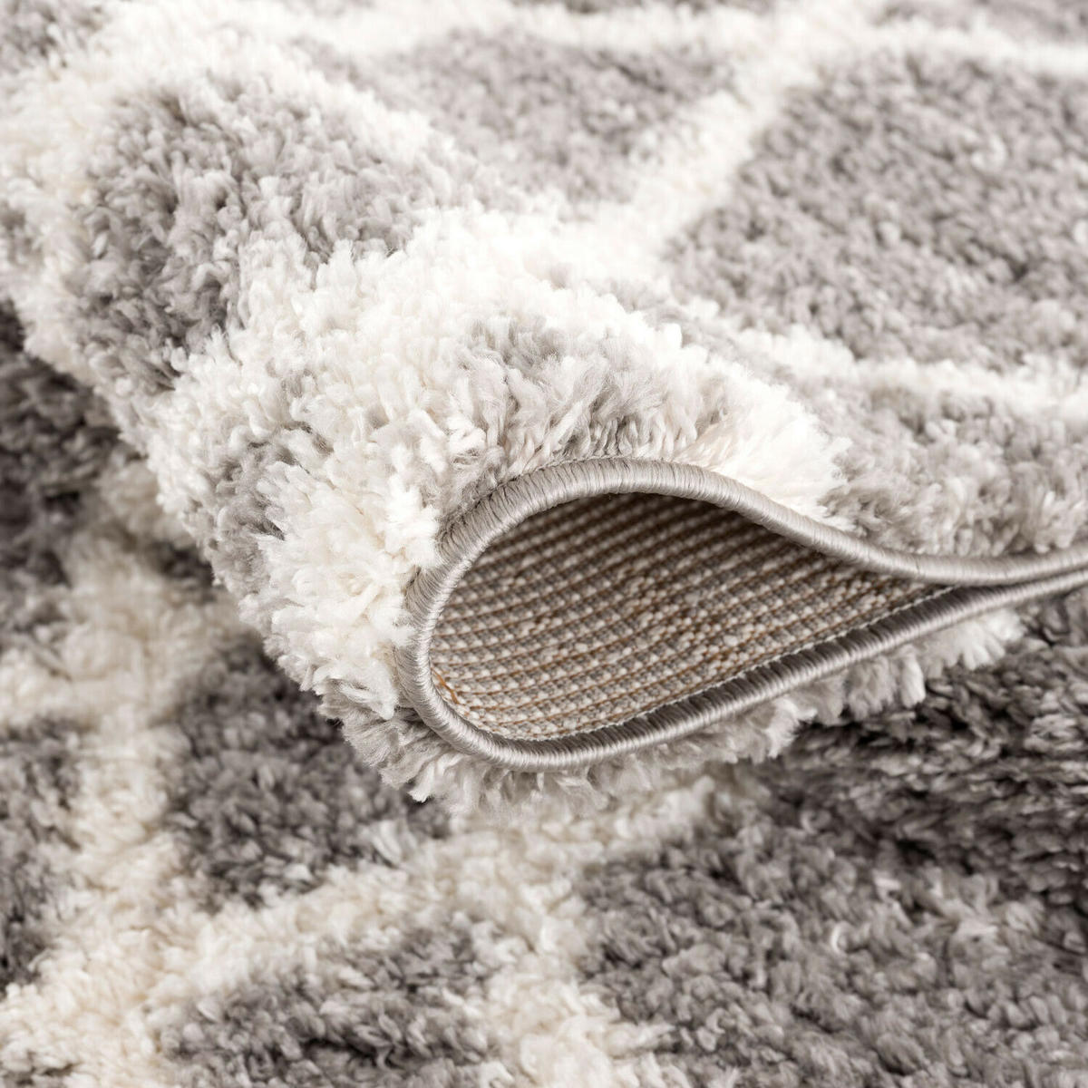 HOCHFLOR-TEPPICH Pulpy 540 Taupe 200x290 cm - Grau, Textil (200/290cm) - carpet city