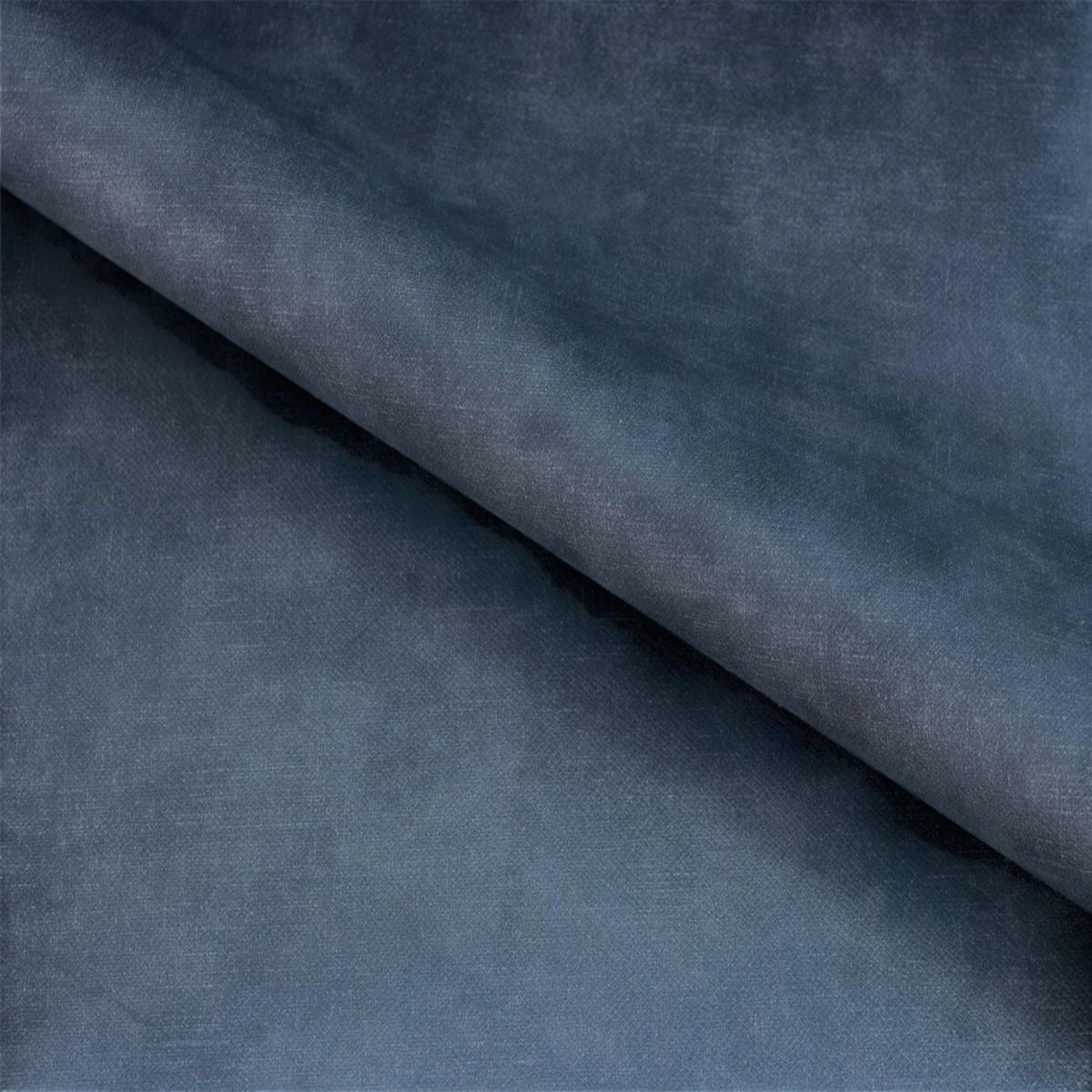 WOHNLANDSCHAFT Bastien - Blau, Holzwerkstoff/Textil (195/95/350cm) - Fun Möbel